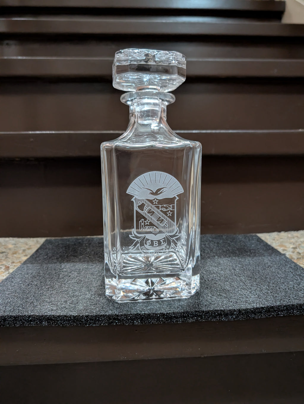 Phi Beta Sigma 5 Piece Decanter set