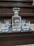Phi Beta Sigma 5 Piece Decanter set
