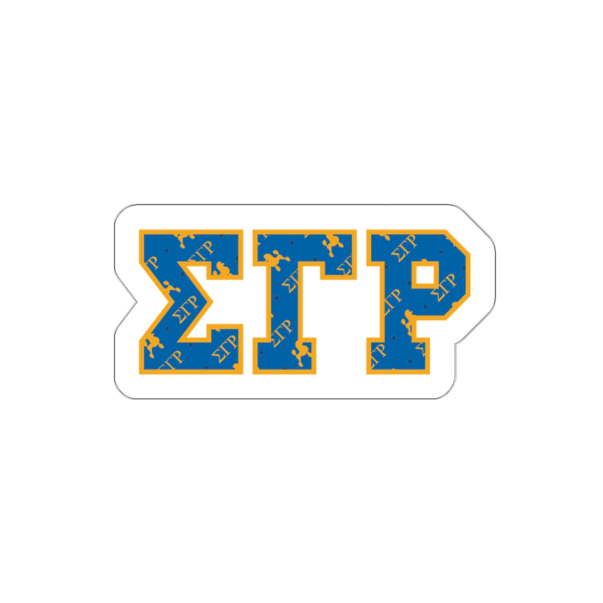 Sigma Gamma Rho Sticker - Letters