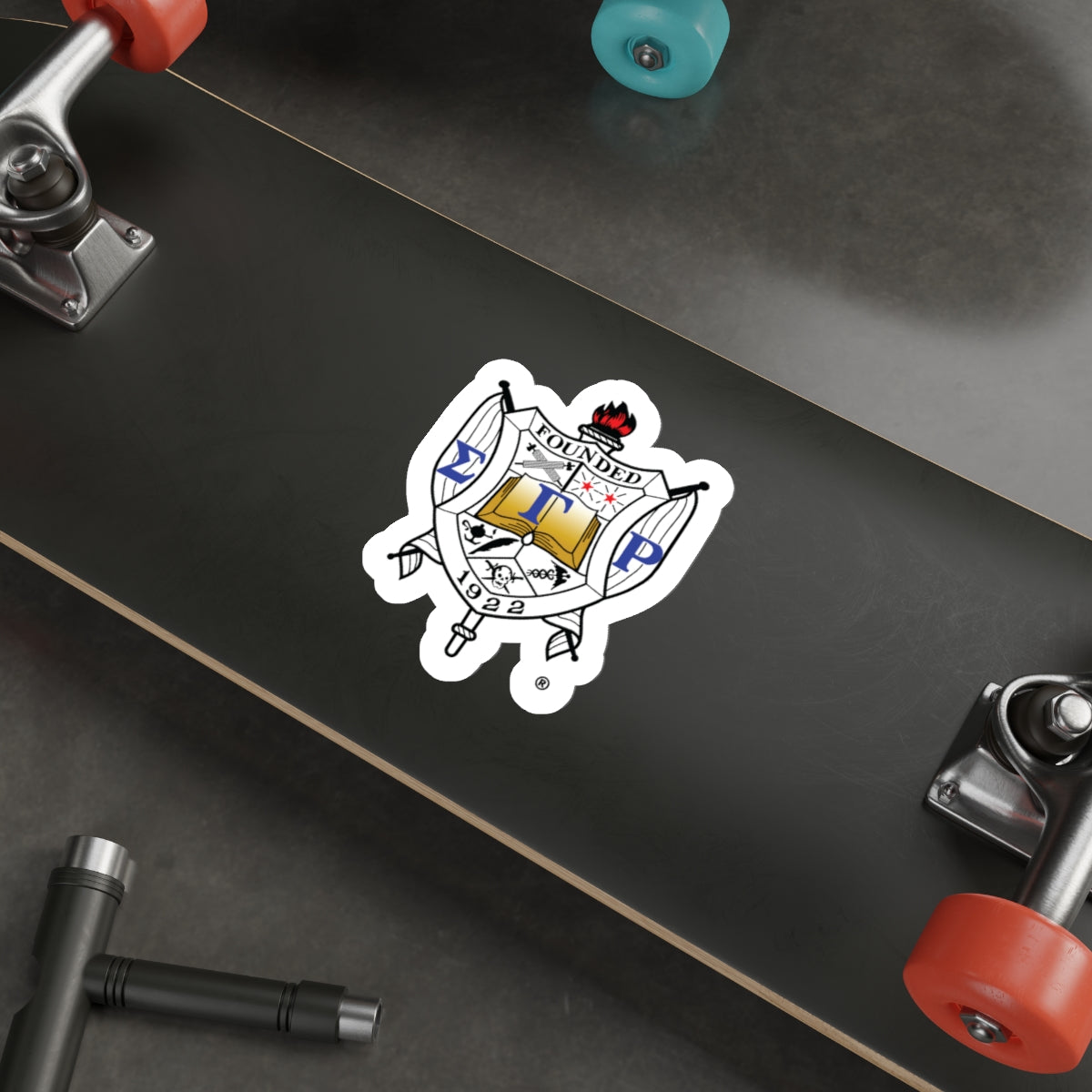 Sigma Gamma Rho Sticker - Crest
