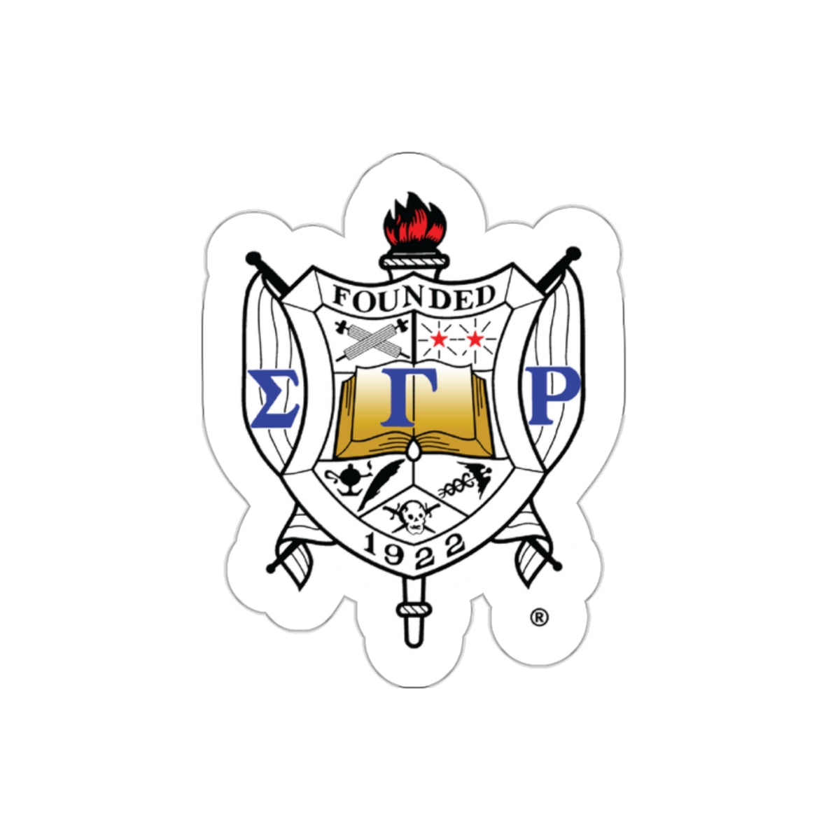 Sigma Gamma Rho Sticker - Crest