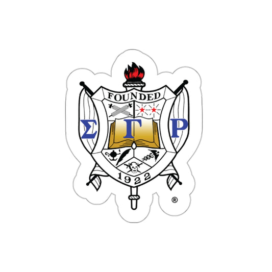 Sigma Gamma Rho Sticker - Crest
