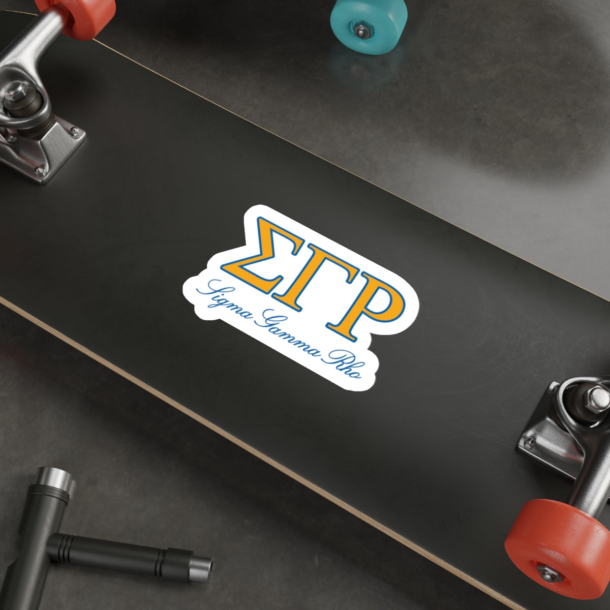 Sigma Gamma Rho Sticker - Sorority Letters Script