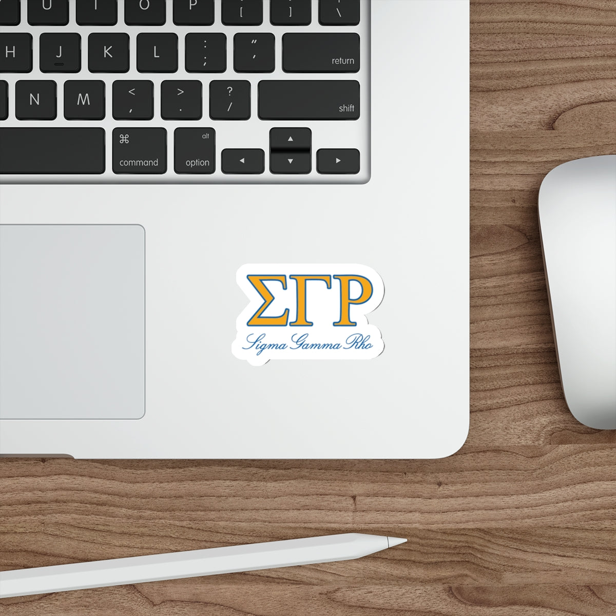 Sigma Gamma Rho Sticker - Sorority Letters Script