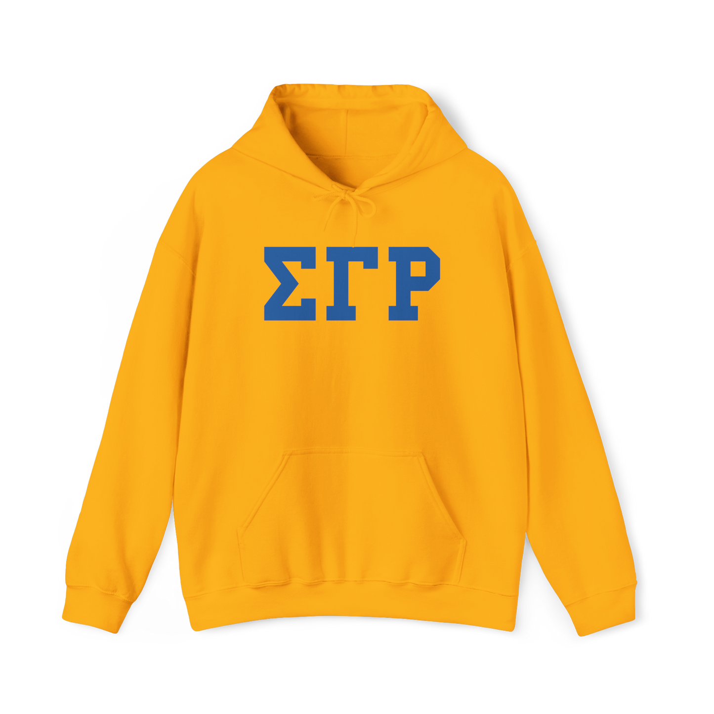 Sigma Gamma Rho Letter Hoodie - Gold