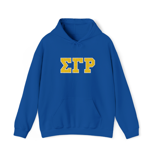 Sigma Gamma Rho Letter Hoodie - Royal