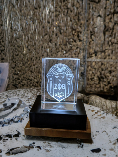 Custom 3-D Crystal Cube