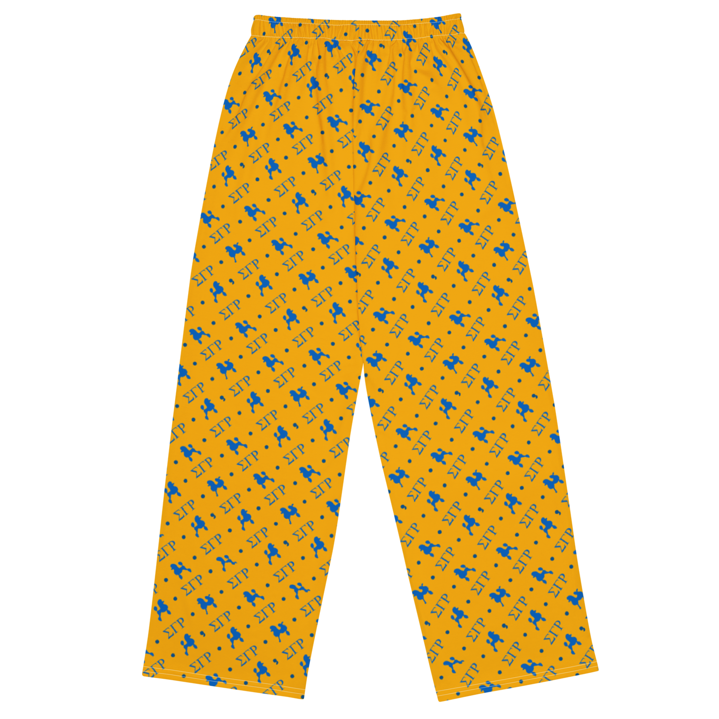 Sigma Gamma Rho Unisex Wide-Leg Pants - Gold