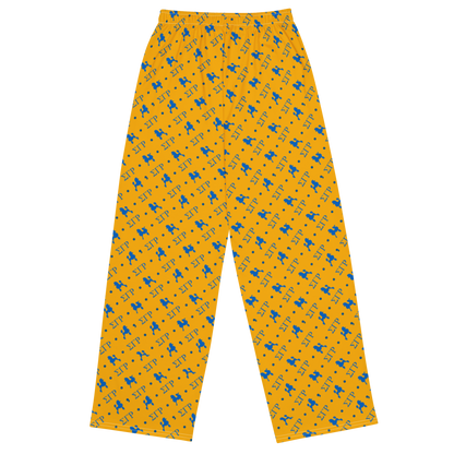 Sigma Gamma Rho Unisex Wide-Leg Pants - Gold