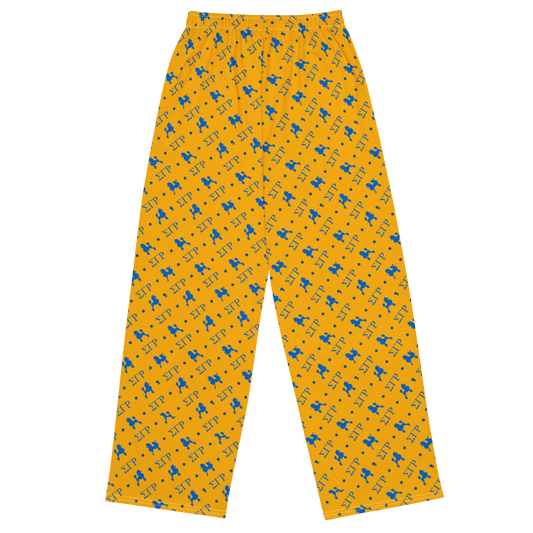 Sigma Gamma Rho Unisex Wide-Leg Pants - Gold