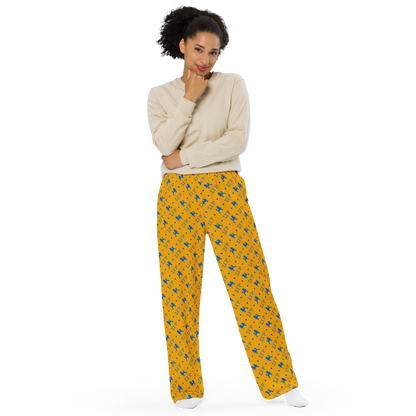 Sigma Gamma Rho Unisex Wide-Leg Pants - Gold