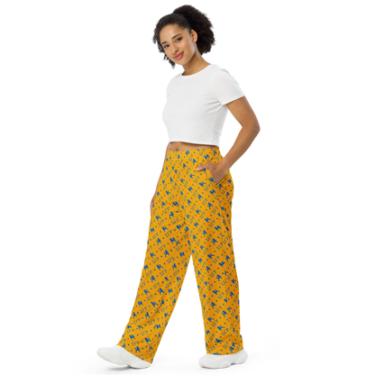 Sigma Gamma Rho Unisex Wide-Leg Pants - Gold