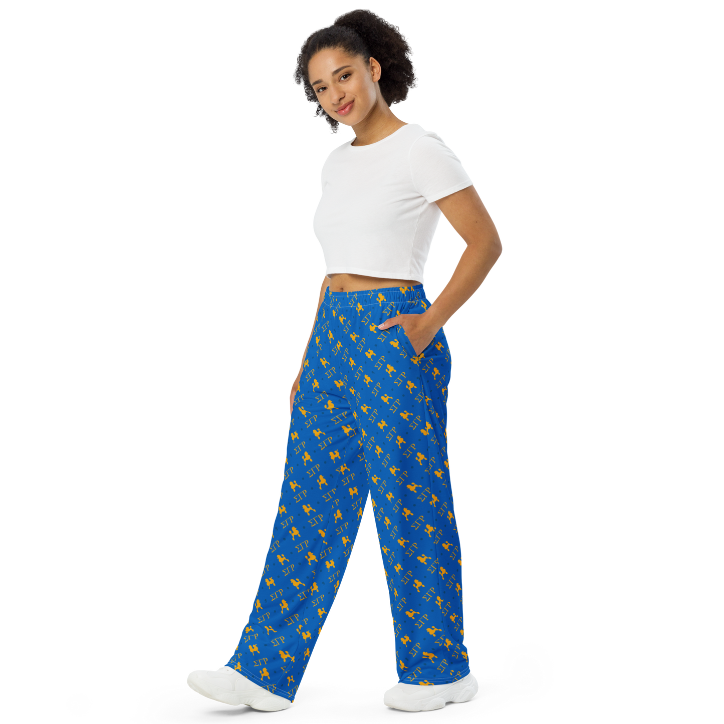 Sigma Gamma Rho Unisex Wide-Leg Pants - Royal