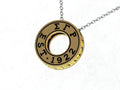Sigma Gamma Rho gold crystals necklace